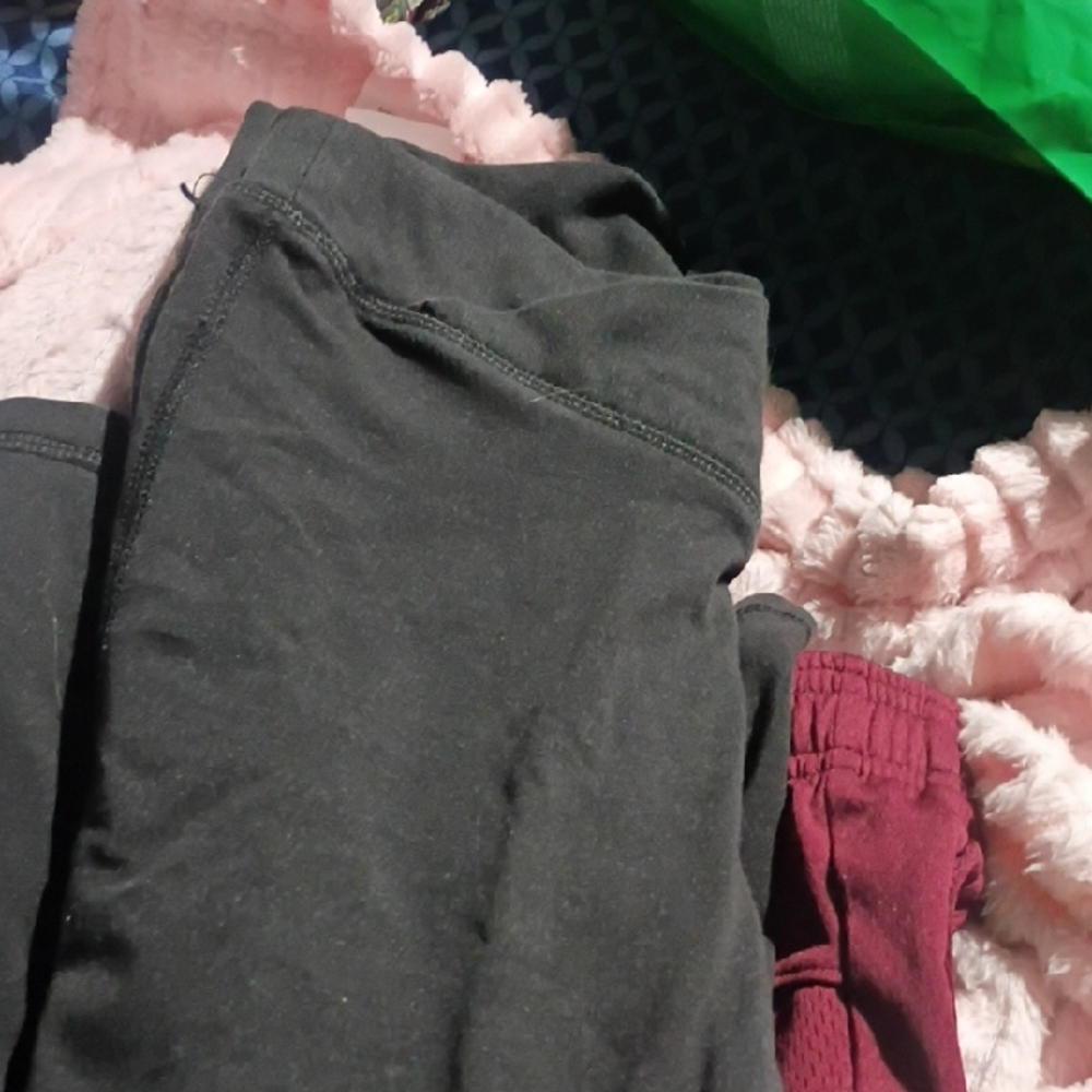Old Navy Black Kids Leggings - Everyday Stretch